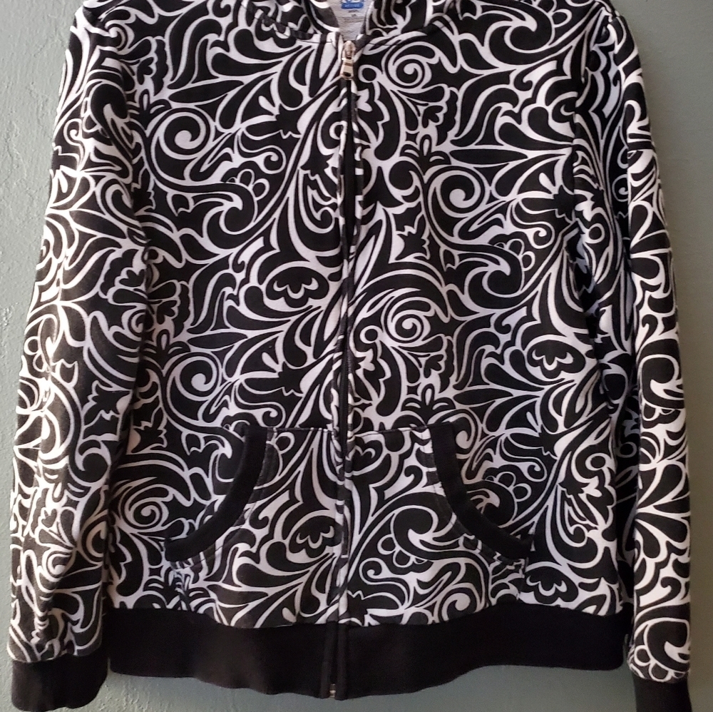 Black and White Hoodie